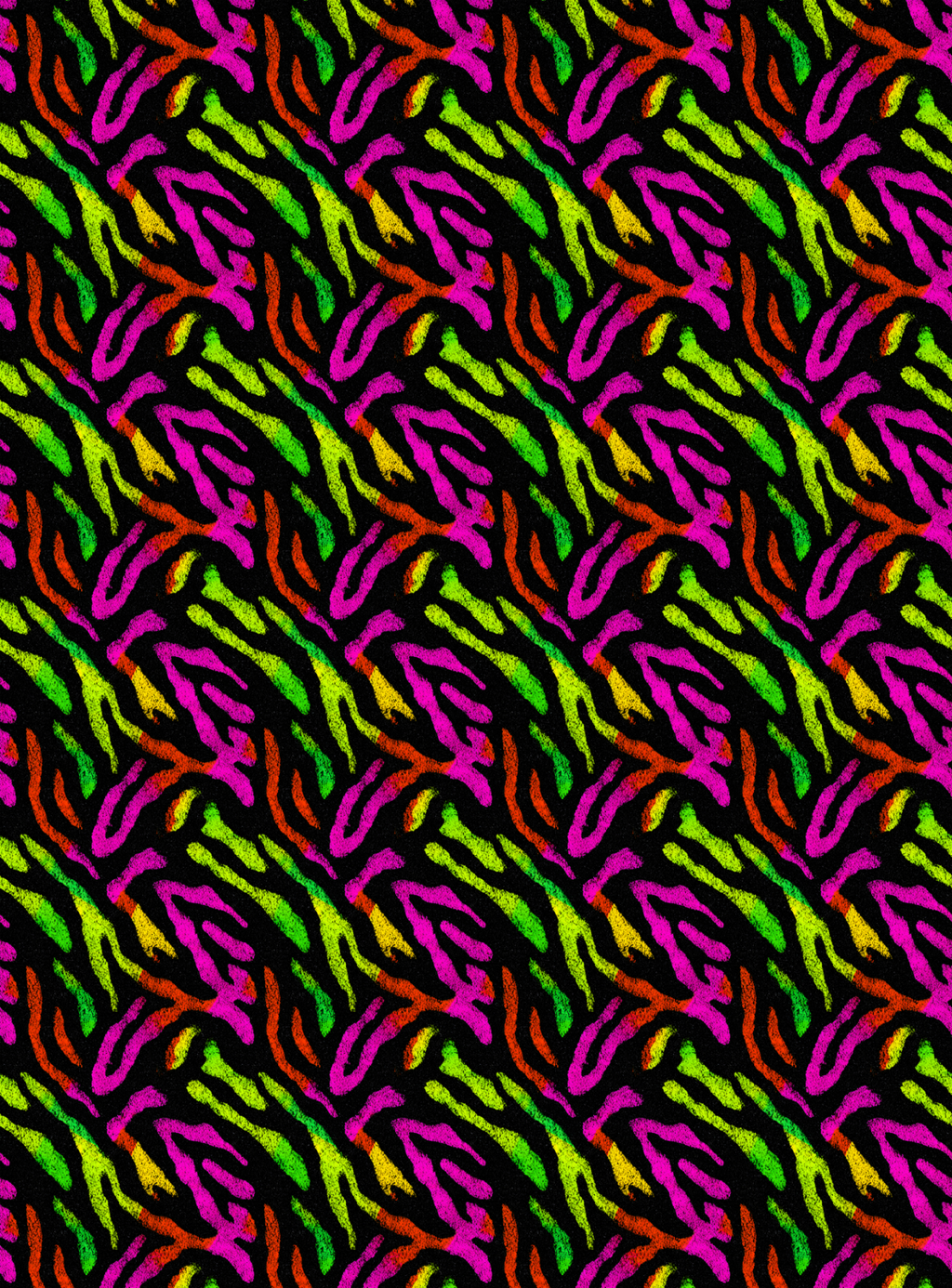Neon Animal Print Tubie Tape | Hypoallergenic