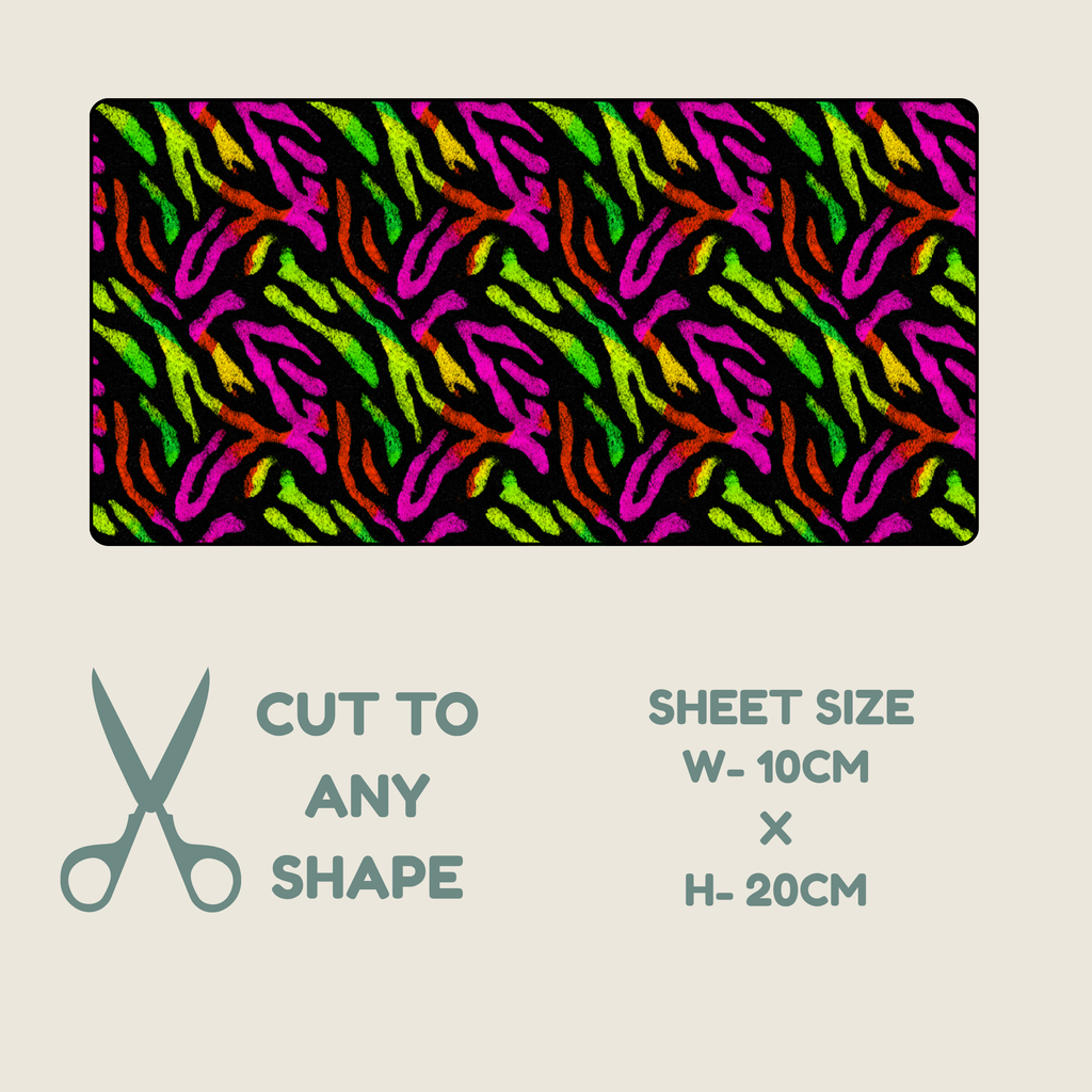 Neon Animal Print Tubie Tape | Hypoallergenic