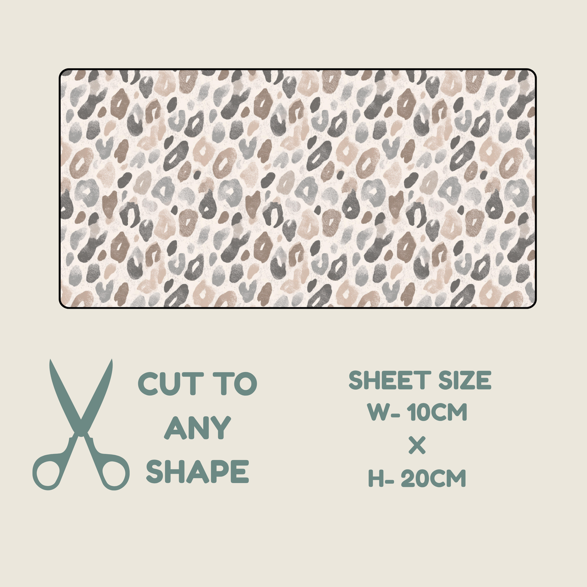 Animal Print Tubie Tape |  Hypoallergenic