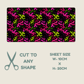 Neon Animal Print Tubie Tape | Hypoallergenic