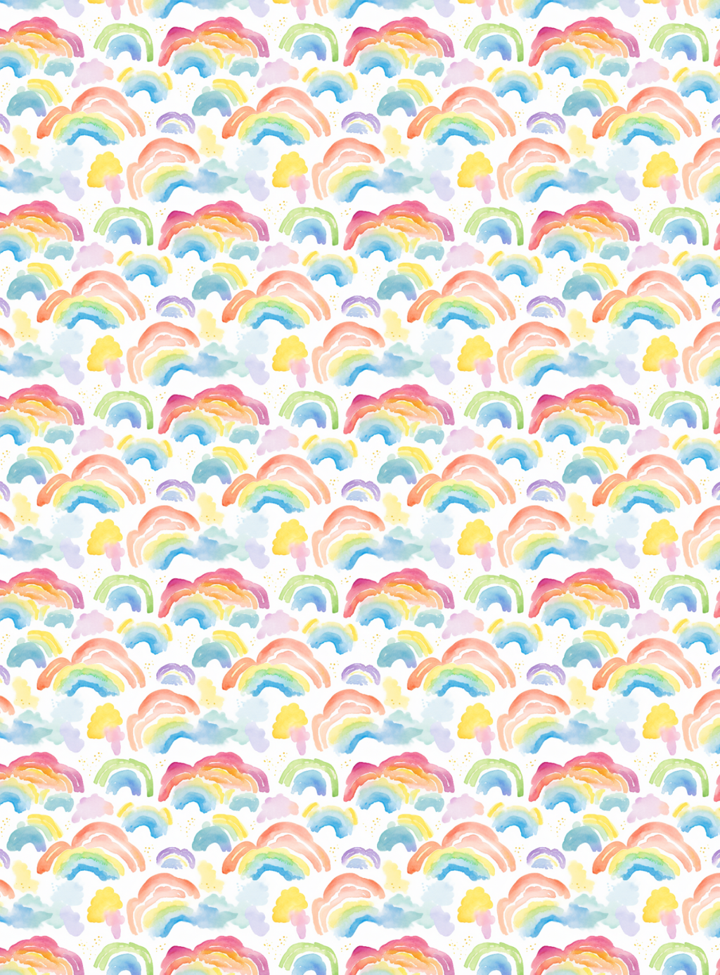 Rainbow Print Tubie Tape | Hypoallergenic