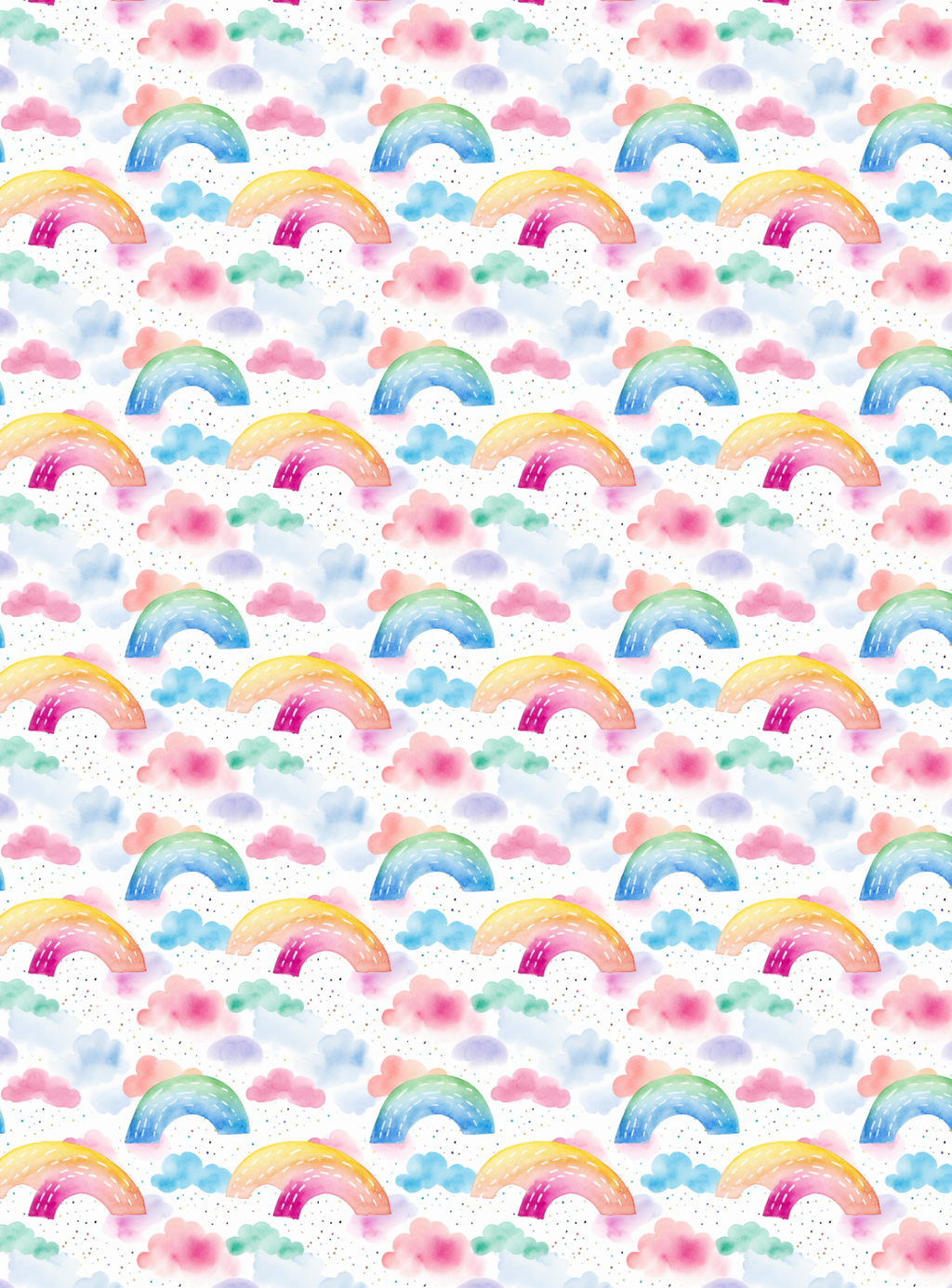 Rainbow Print Tubie Tape | Hypoallergenic