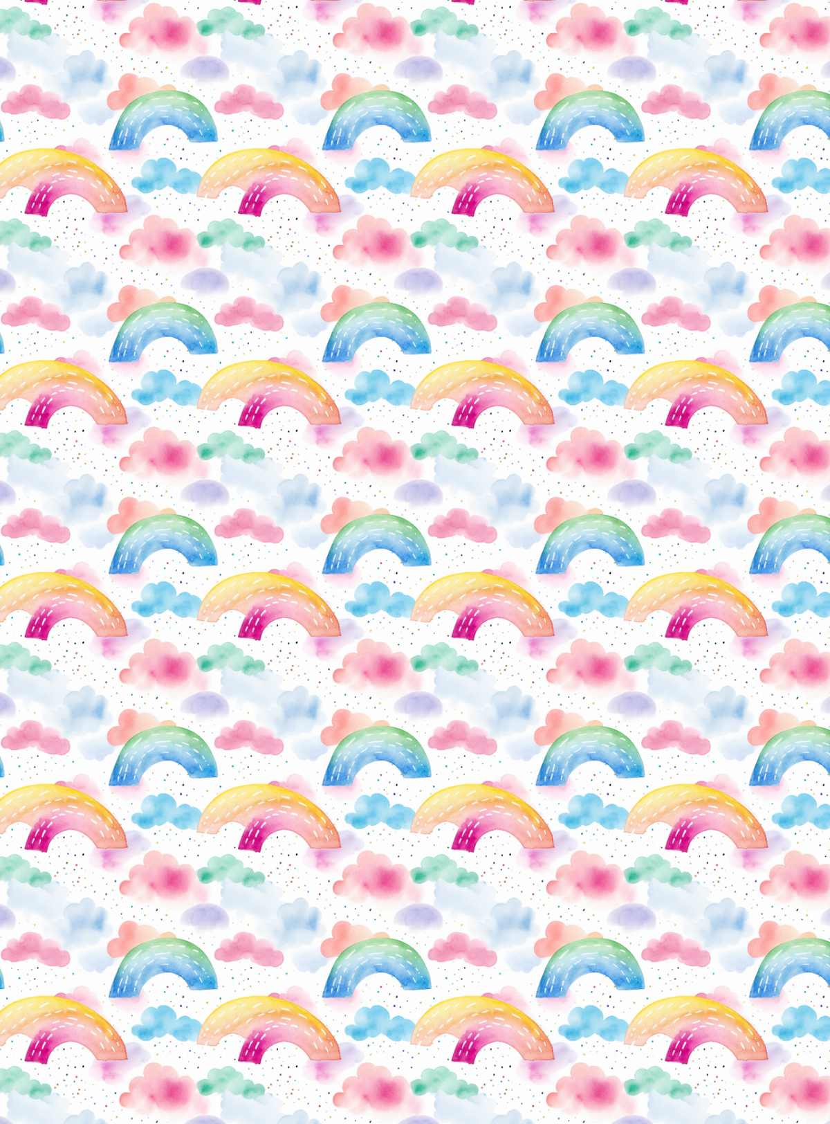 Rainbow Print Tubie Tape | Hypoallergenic