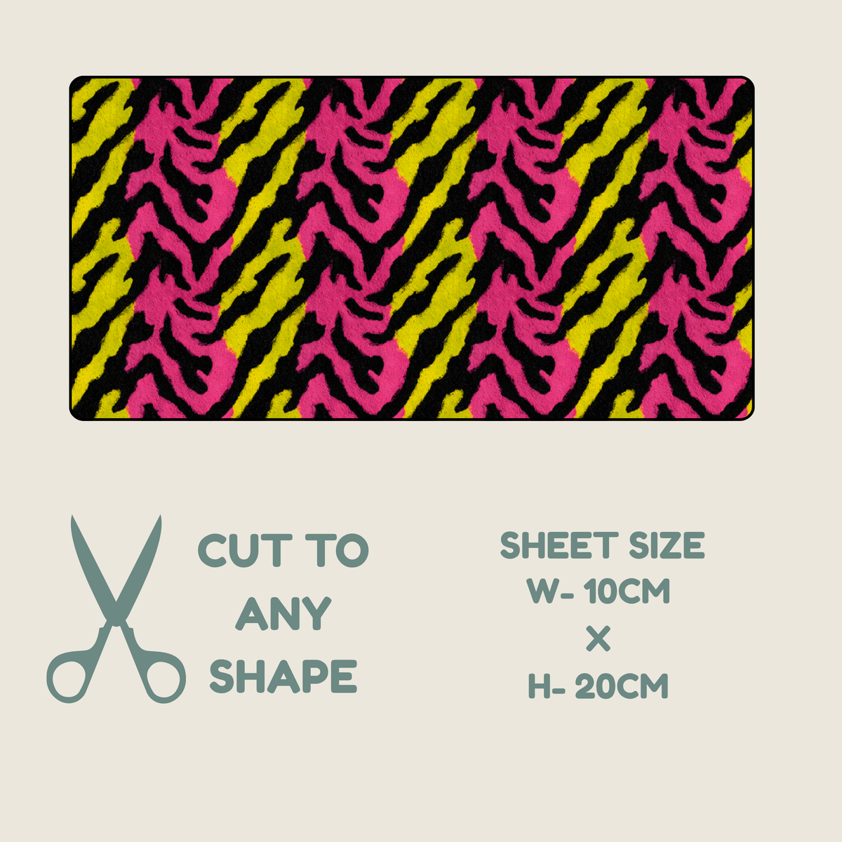 Neon Animal Print Tubie Tape | Hypoallergenic
