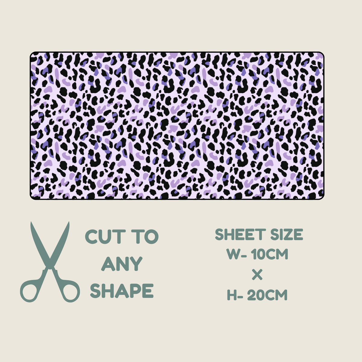 Pastel Animal Print Tubie Tape | Hypoallergenic