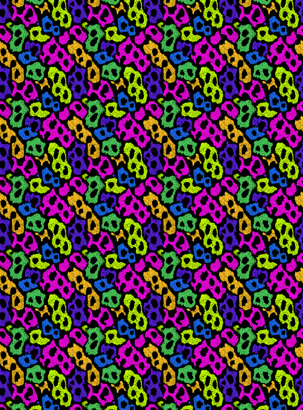 Neon Animal Print Tubie Tape | Hypoallergenic