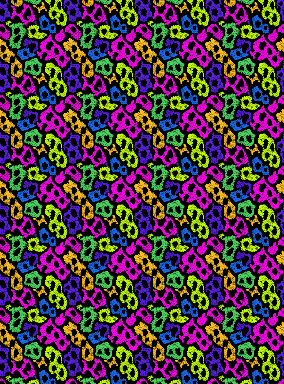 Neon Animal Print Tubie Tape | Hypoallergenic