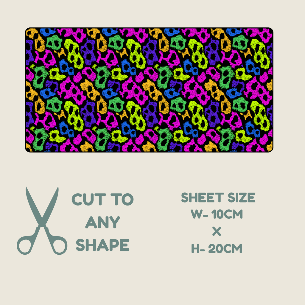 Neon Animal Print Tubie Tape | Hypoallergenic