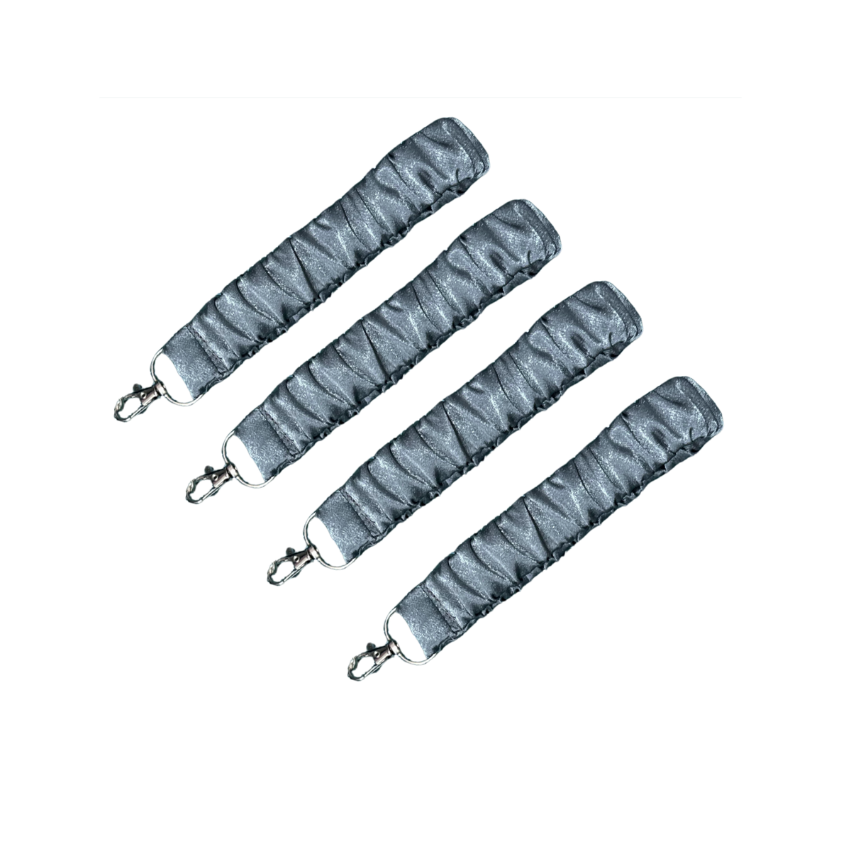 Grey Satin - Wrist Strap For walking Sticks & Canes