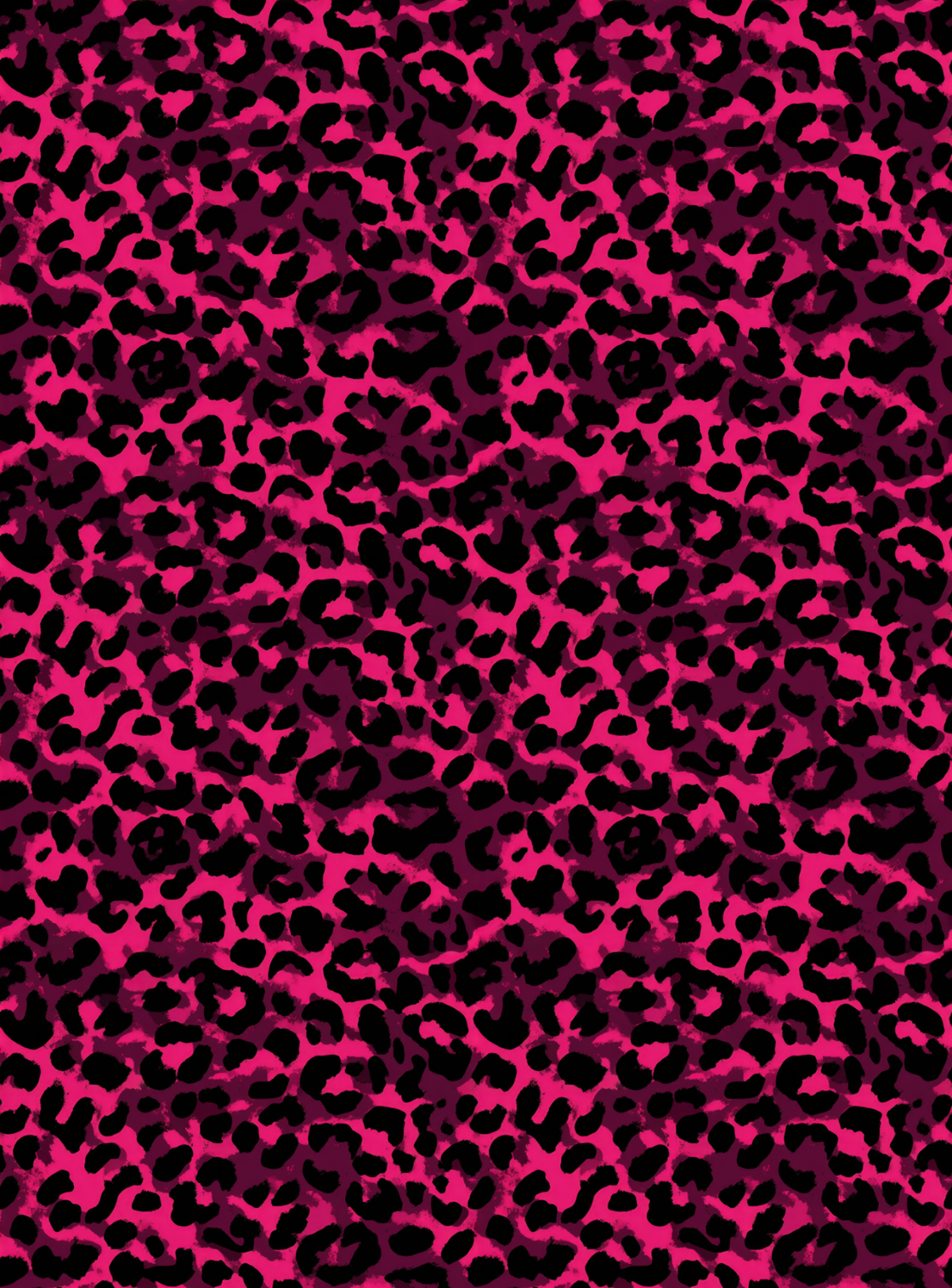 Hot Pink Animal Print Tubie Tape | Hypoallergenic