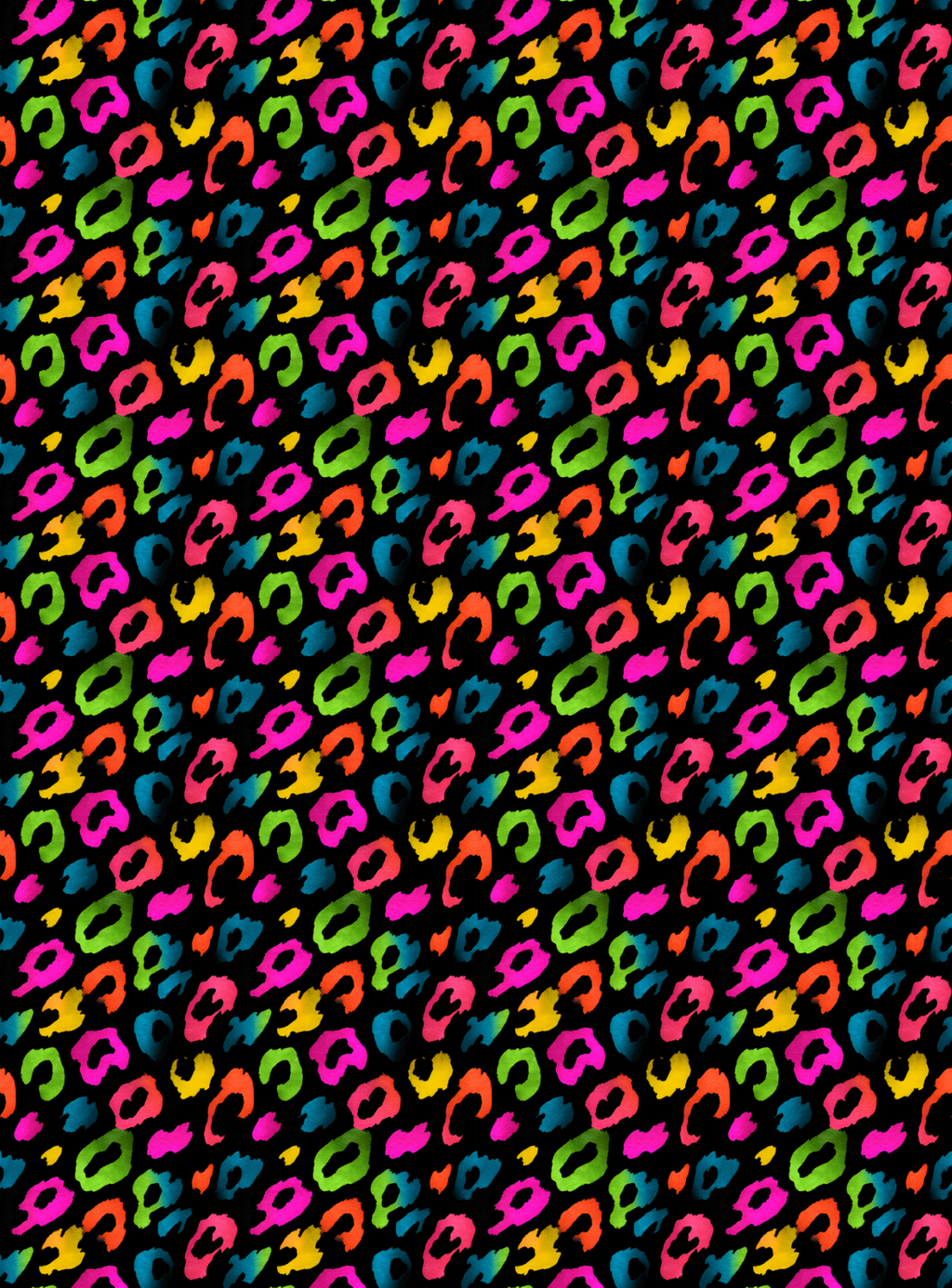 Neon Animal Print Tubie Tape | Hypoallergenic