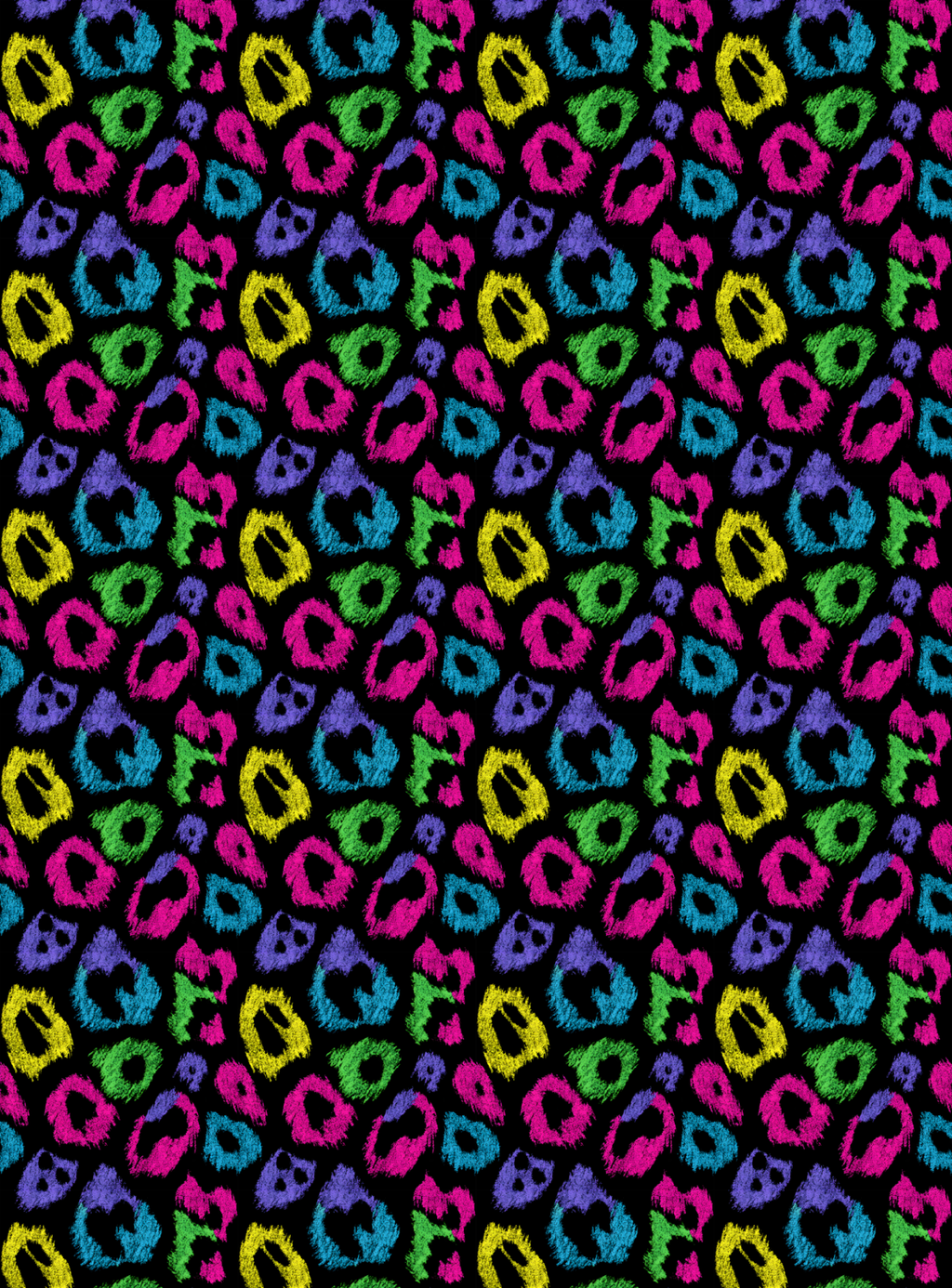 Neon Animal Print Tubie Tape | Hypoallergenic