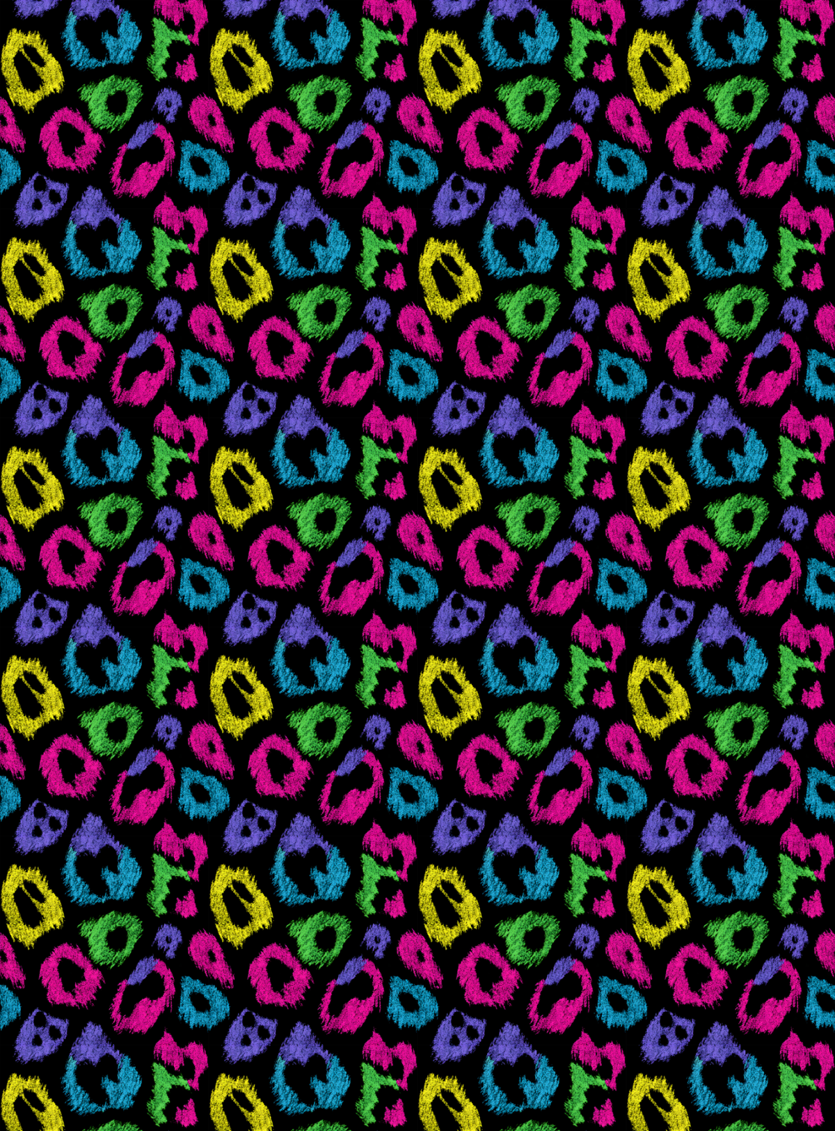 Neon Animal Print Tubie Tape | Hypoallergenic