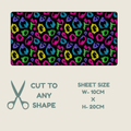 Neon Animal Print Tubie Tape | Hypoallergenic