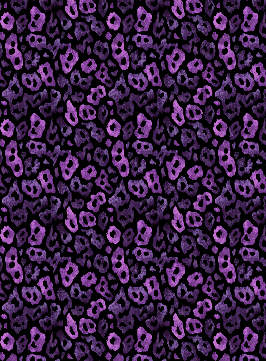 Purple Animal Print Tubie Tape | Hypoallergenic