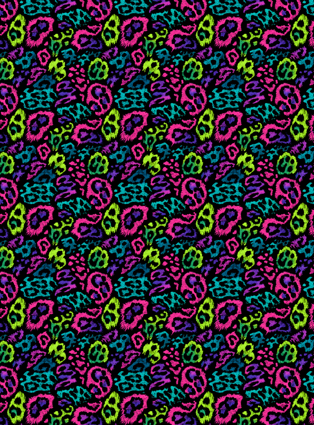 Neon Animal Print Tubie Tape | Hypoallergenic