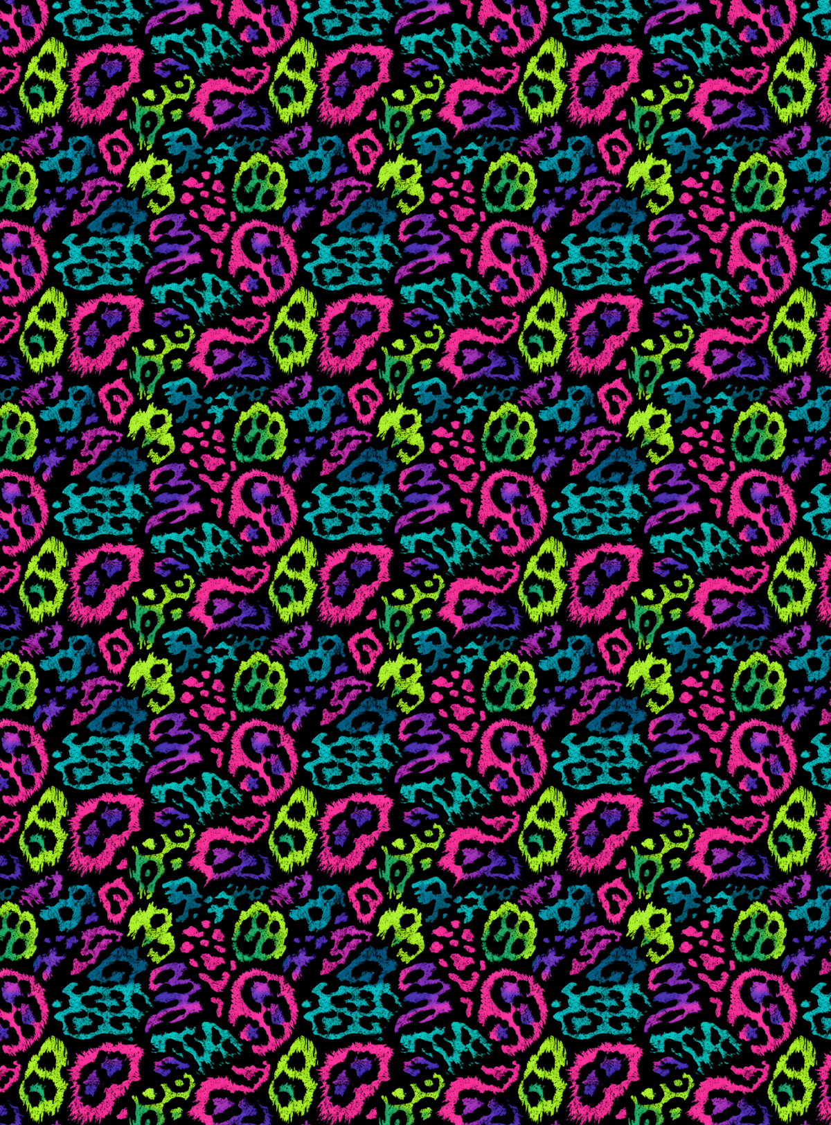 Neon Animal Print Tubie Tape | Hypoallergenic
