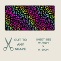 Neon Animal Print Tubie Tape | Hypoallergenic