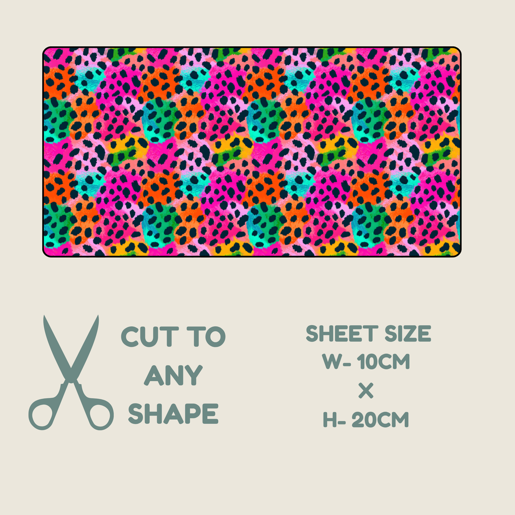 Neon Animal Print Tubie Tape | Hypoallergenic