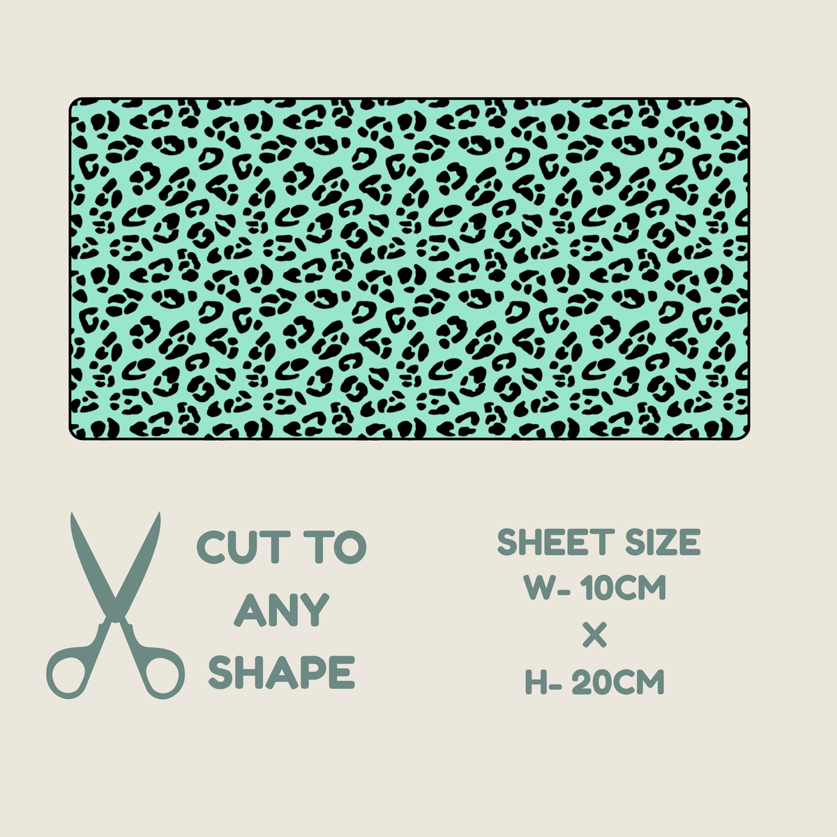 Pastel Animal Print Tubie Tape | Hypoallergenic