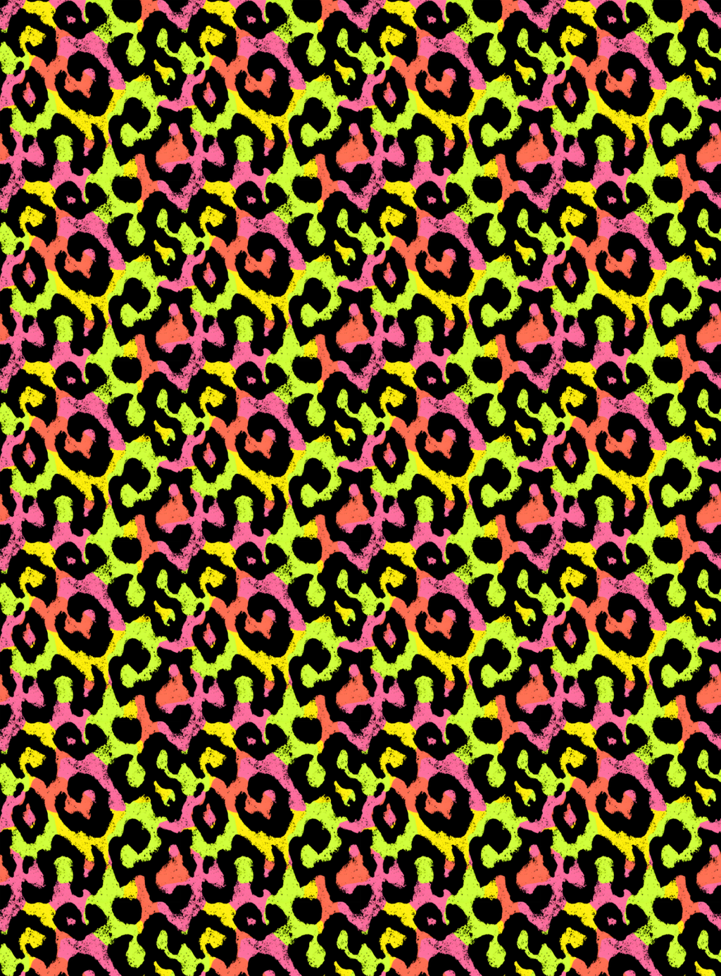 Neon Animal Print Tubie Tape | Hypoallergenic