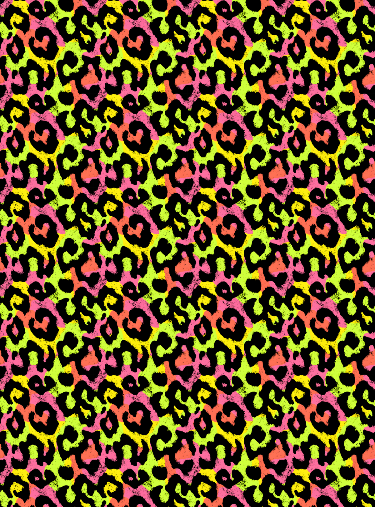 Neon Animal Print Tubie Tape | Hypoallergenic