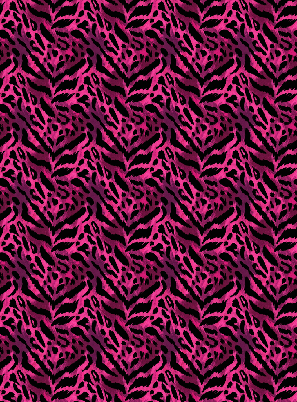 Hot Pink Animal Print Tubie Tape | Hypoallergenic