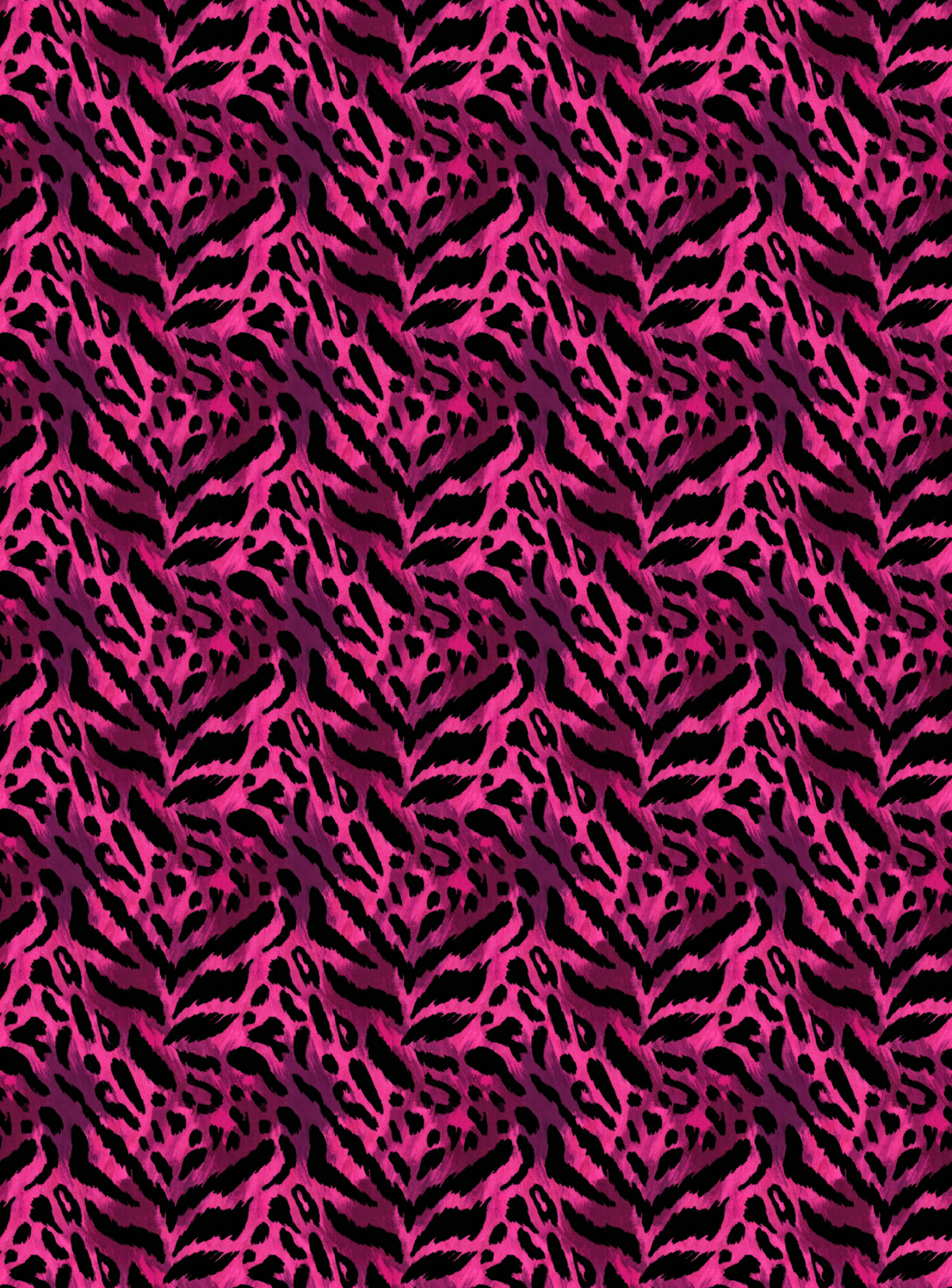 Hot Pink Animal Print Tubie Tape | Hypoallergenic