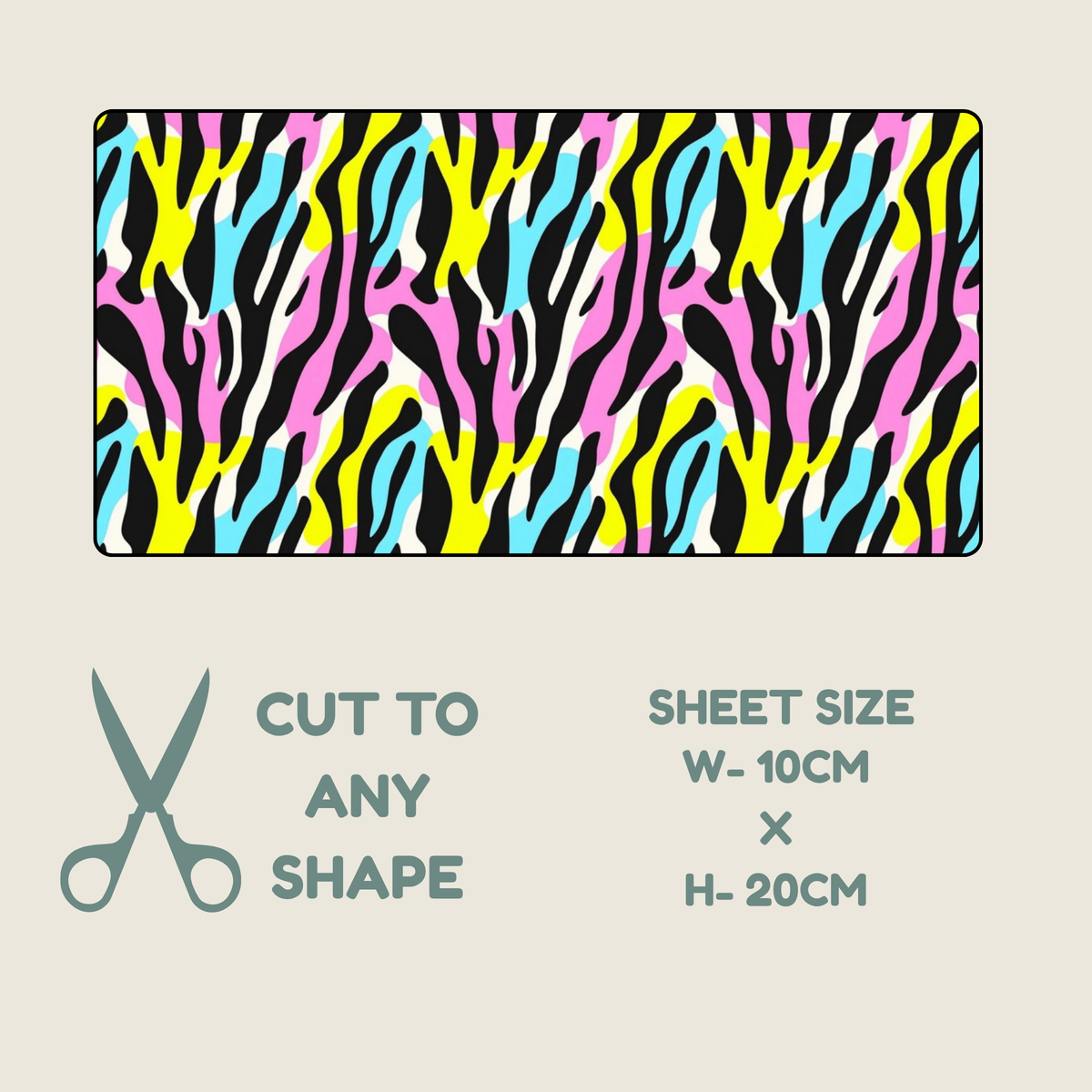 Bright Animal Print Tubie Tape | Hypoallergenic