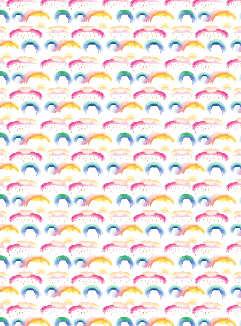 Rainbow Print Tubie Tape | Hypoallergenic