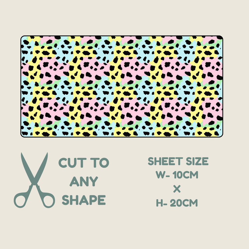 Pastel Animal Print Tubie Tape | Hypoallergenic