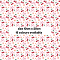 Hypoallergenic Tape-CHERRIES AND BOWS Floral