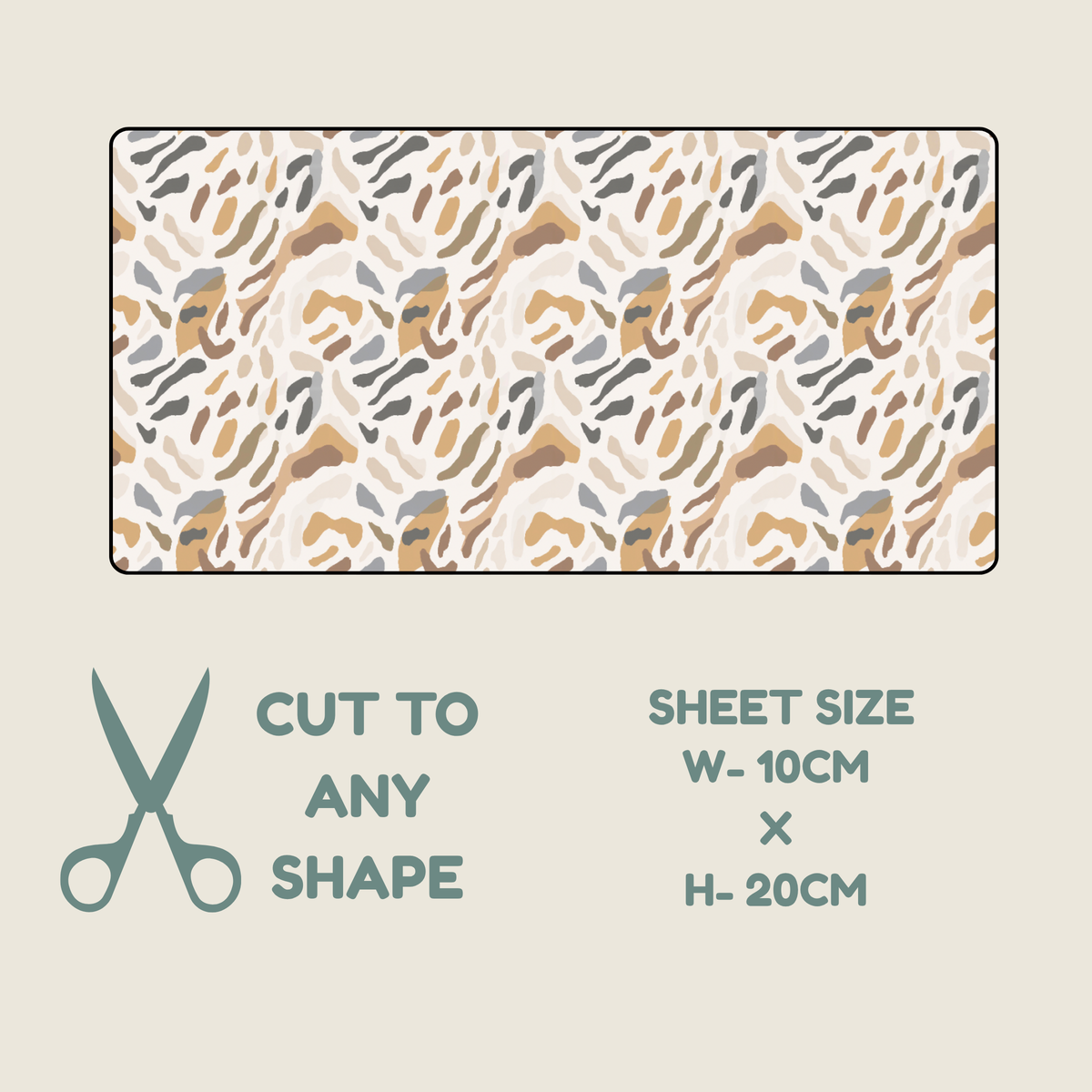 Animal Print Tubie Tape |  Hypoallergenic