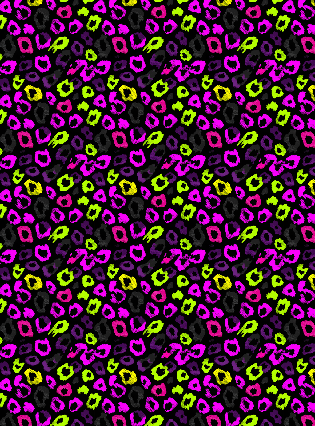 Neon Animal Print Tubie Tape | Hypoallergenic