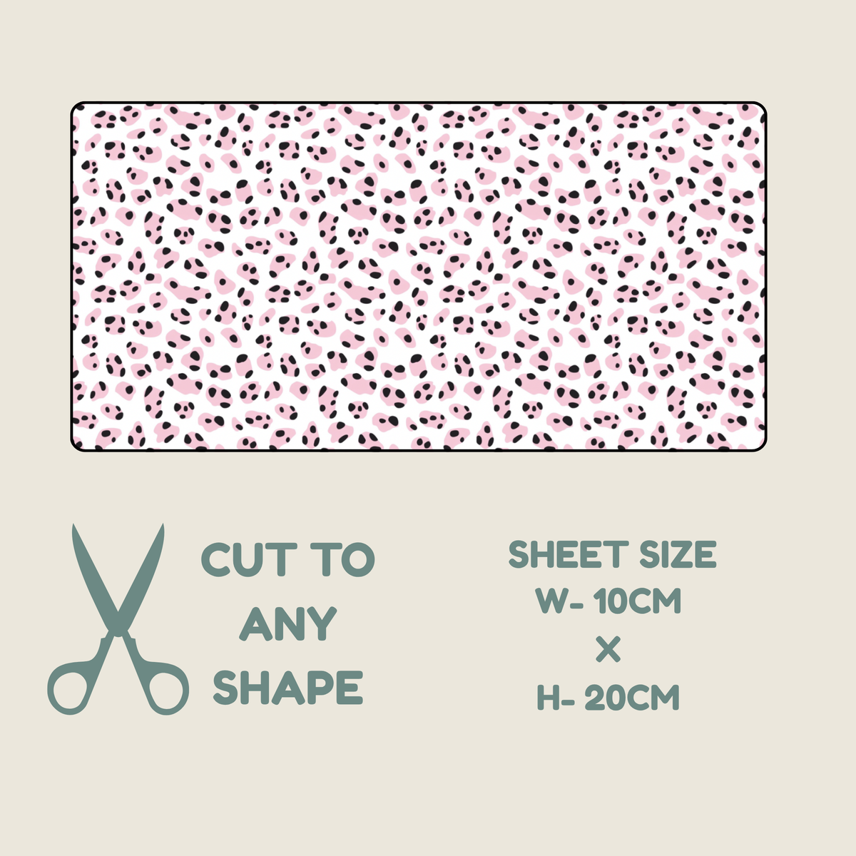 Pastel Animal Print Tubie Tape | Hypoallergenic