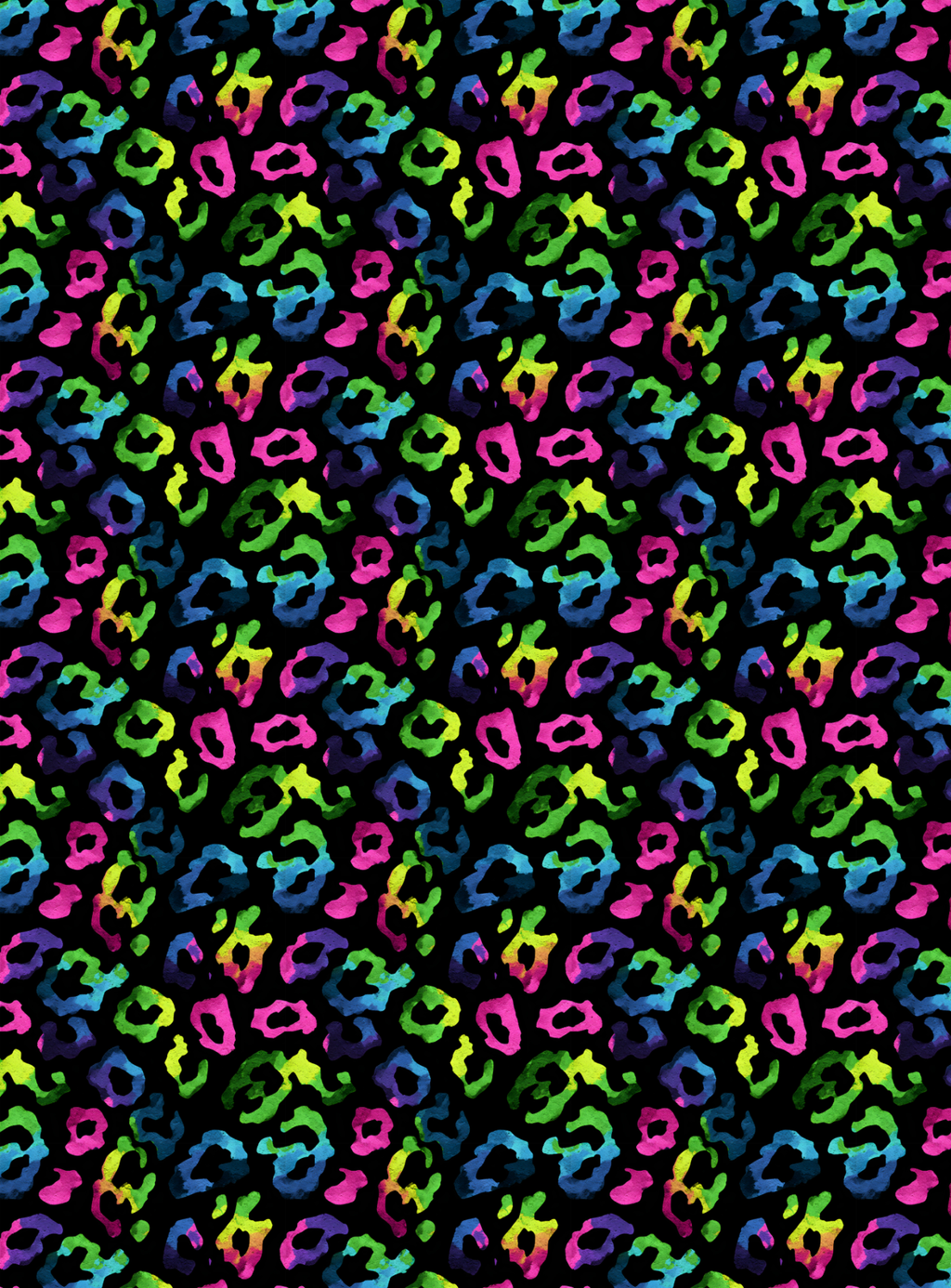 Neon Animal Print Tubie Tape | Hypoallergenic