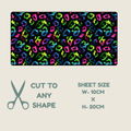 Neon Animal Print Tubie Tape | Hypoallergenic