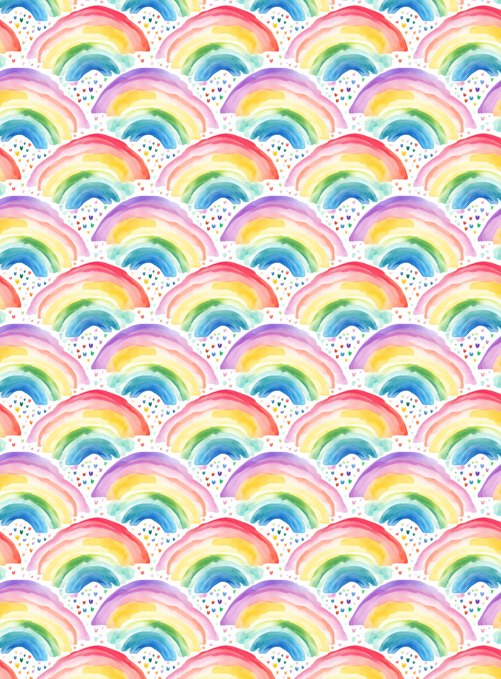 Rainbow Print Tubie Tape | Hypoallergenic