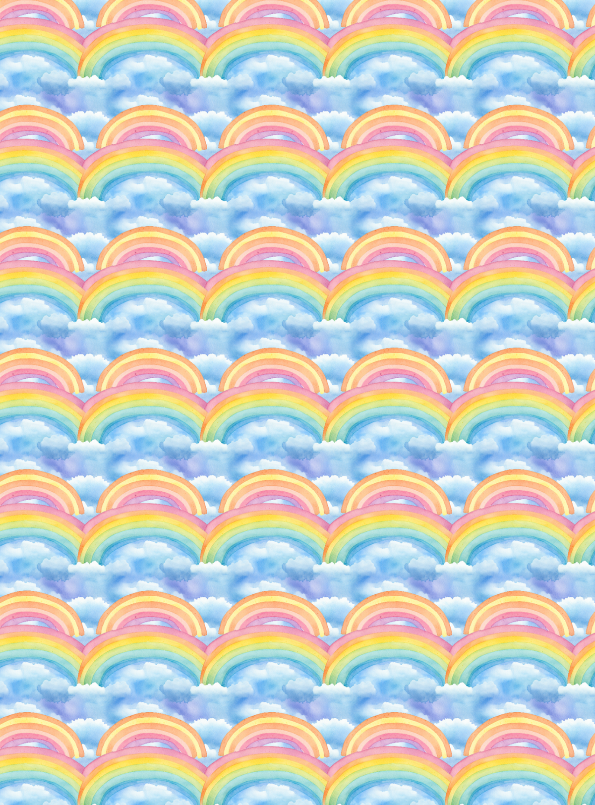 Rainbow Print Tubie Tape | Hypoallergenic