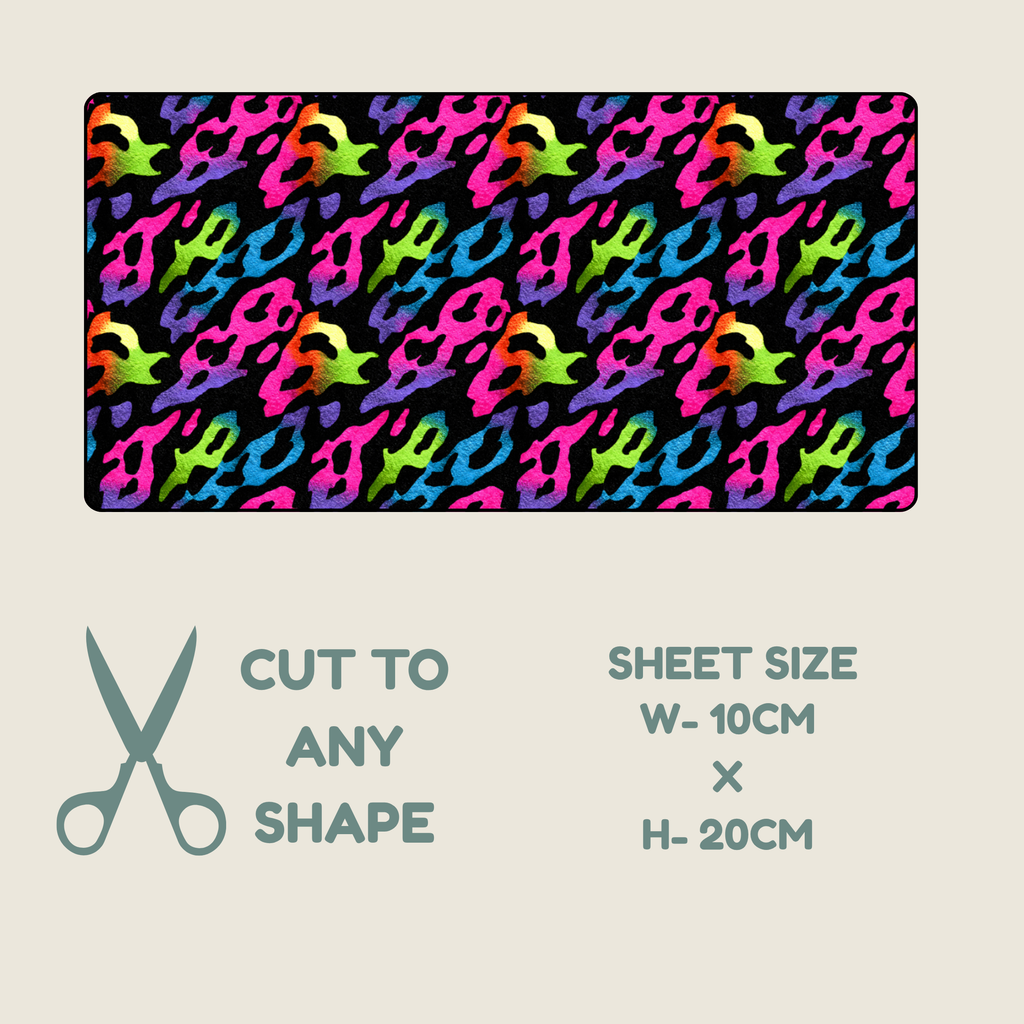 Neon Animal Print Tubie Tape | Hypoallergenic