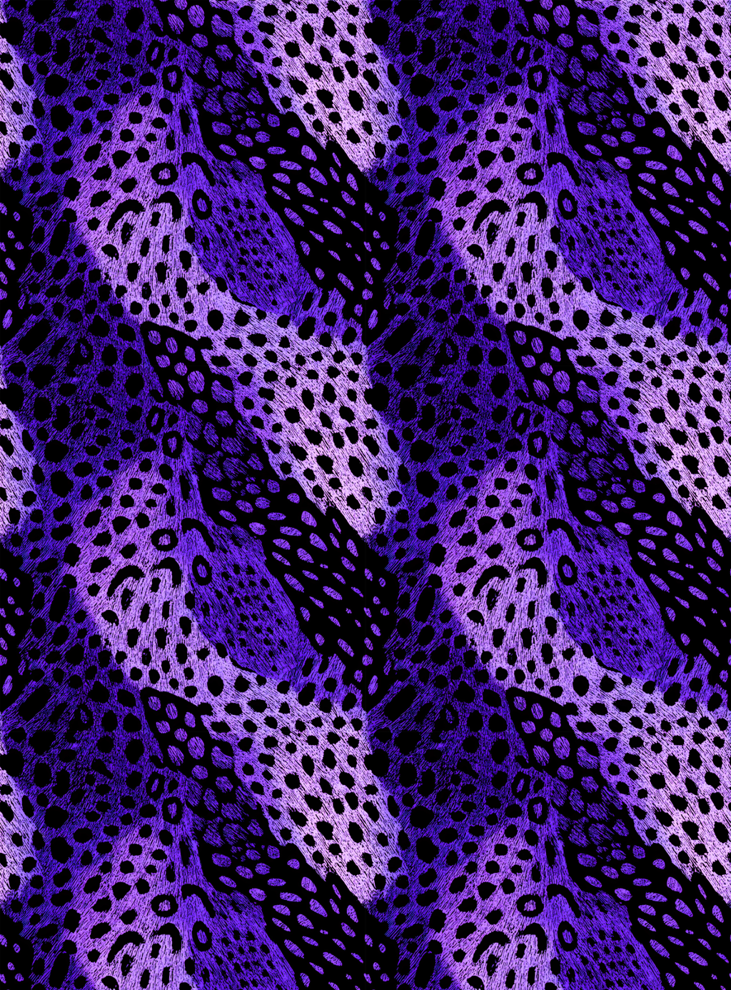 Purple Animal Print Tubie Tape | Hypoallergenic