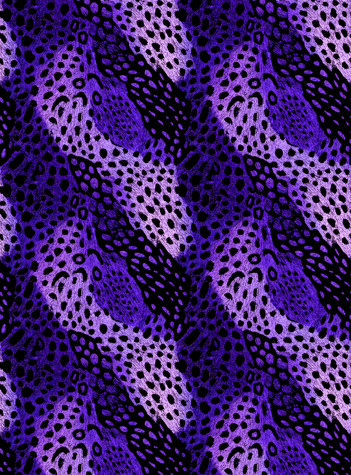 Purple Animal Print Tubie Tape | Hypoallergenic