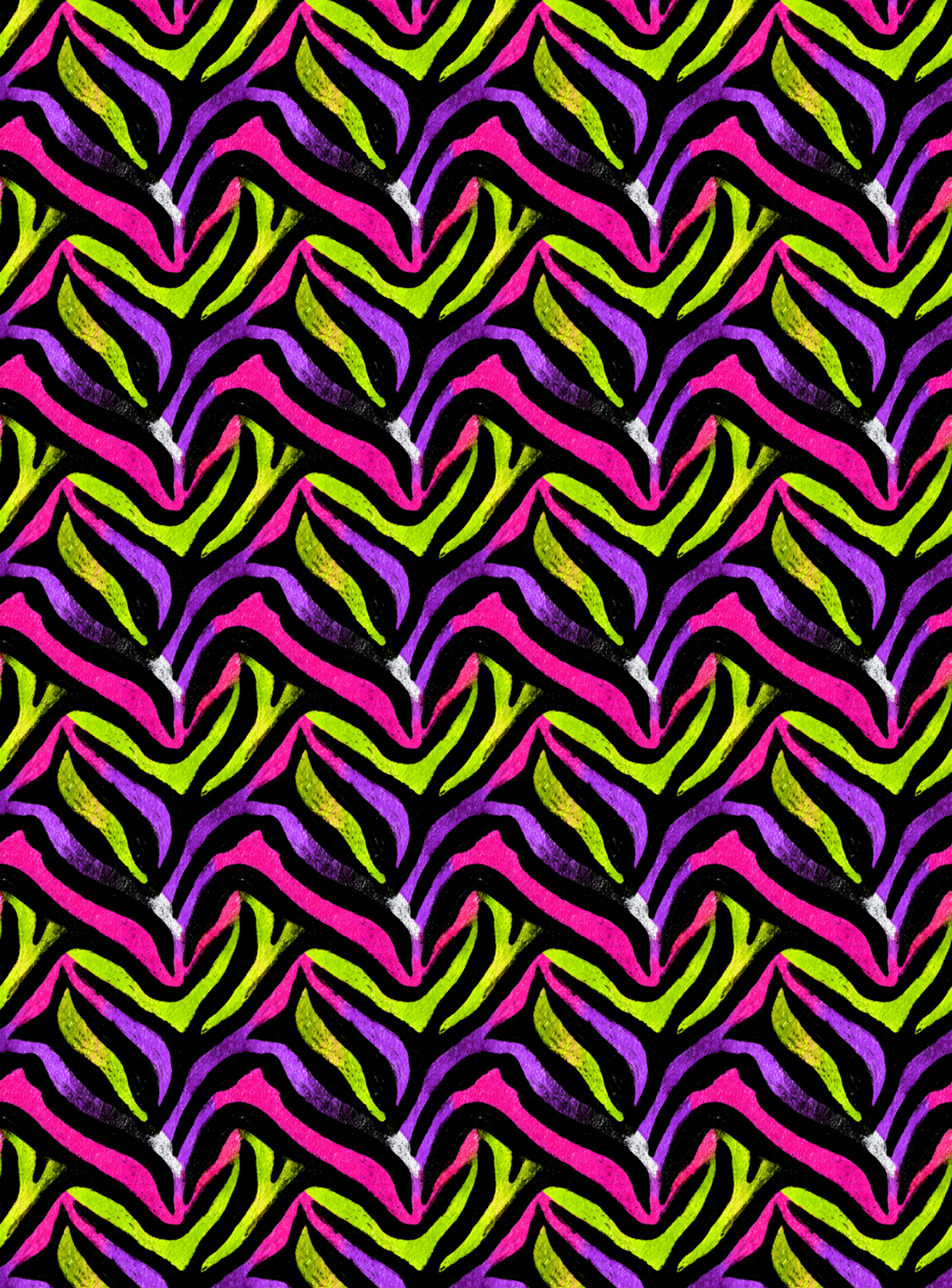 Neon Animal Print Tubie Tape | Hypoallergenic