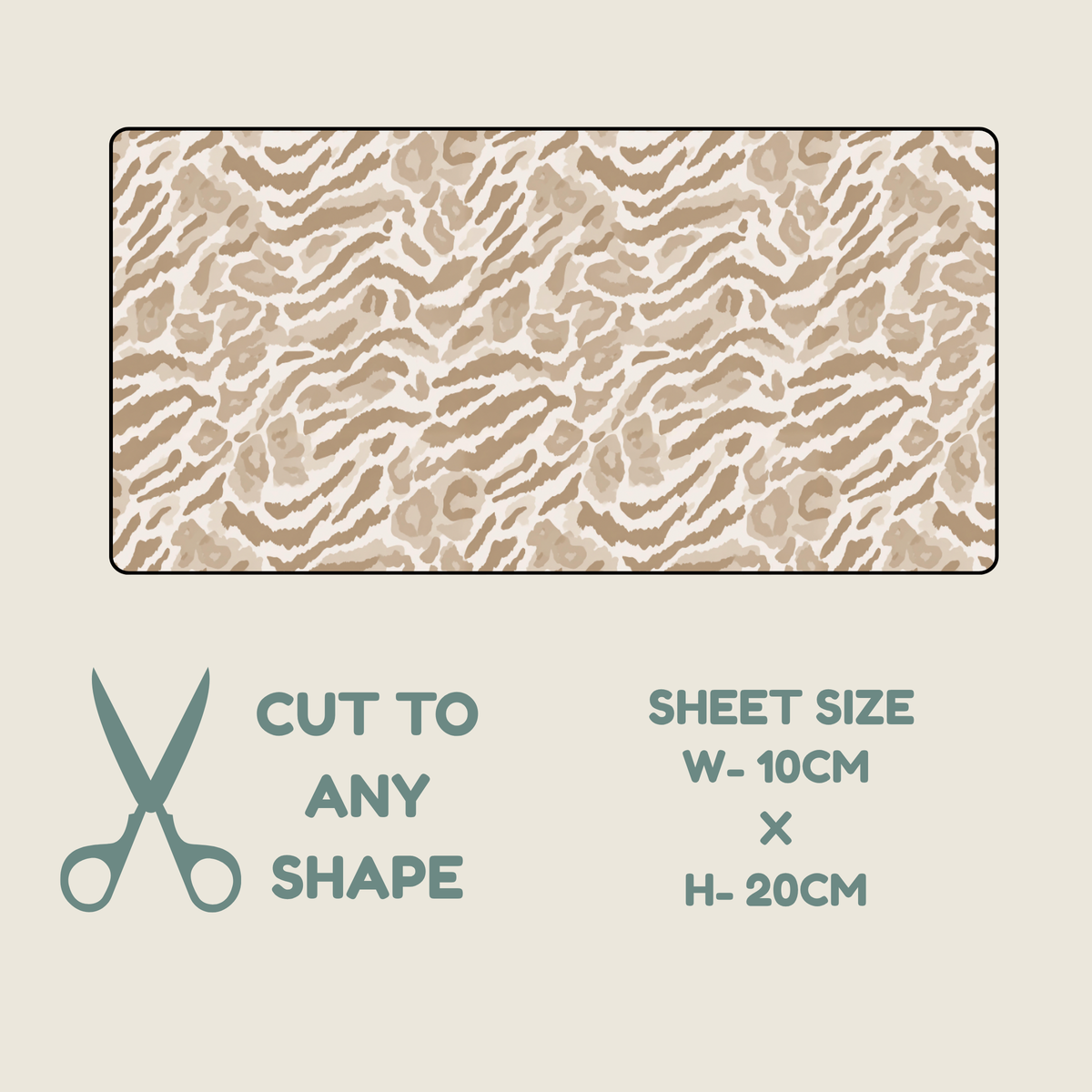 Animal Print Tubie Tape |  Hypoallergenic