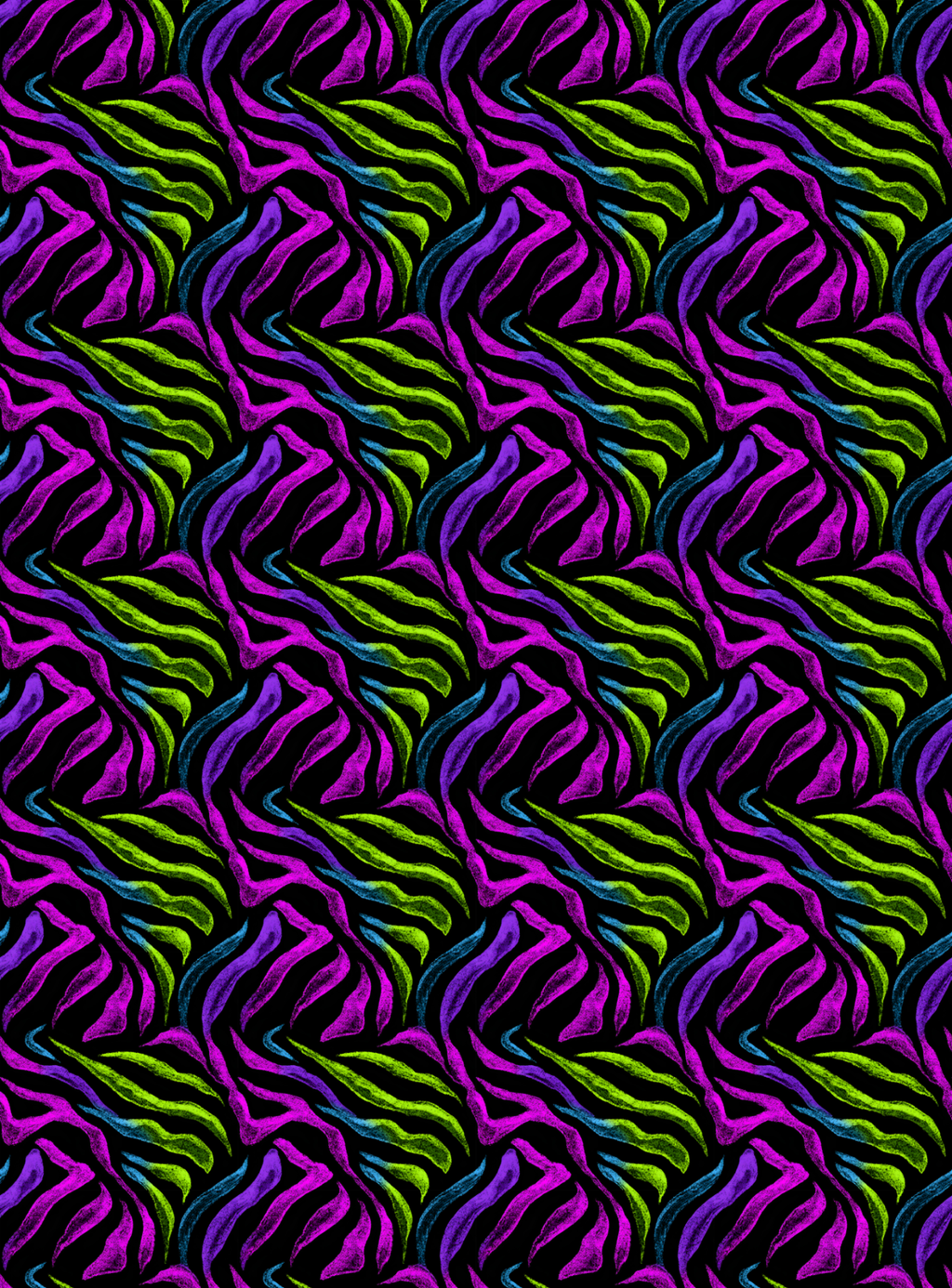 Neon Animal Print Tubie Tape | Hypoallergenic