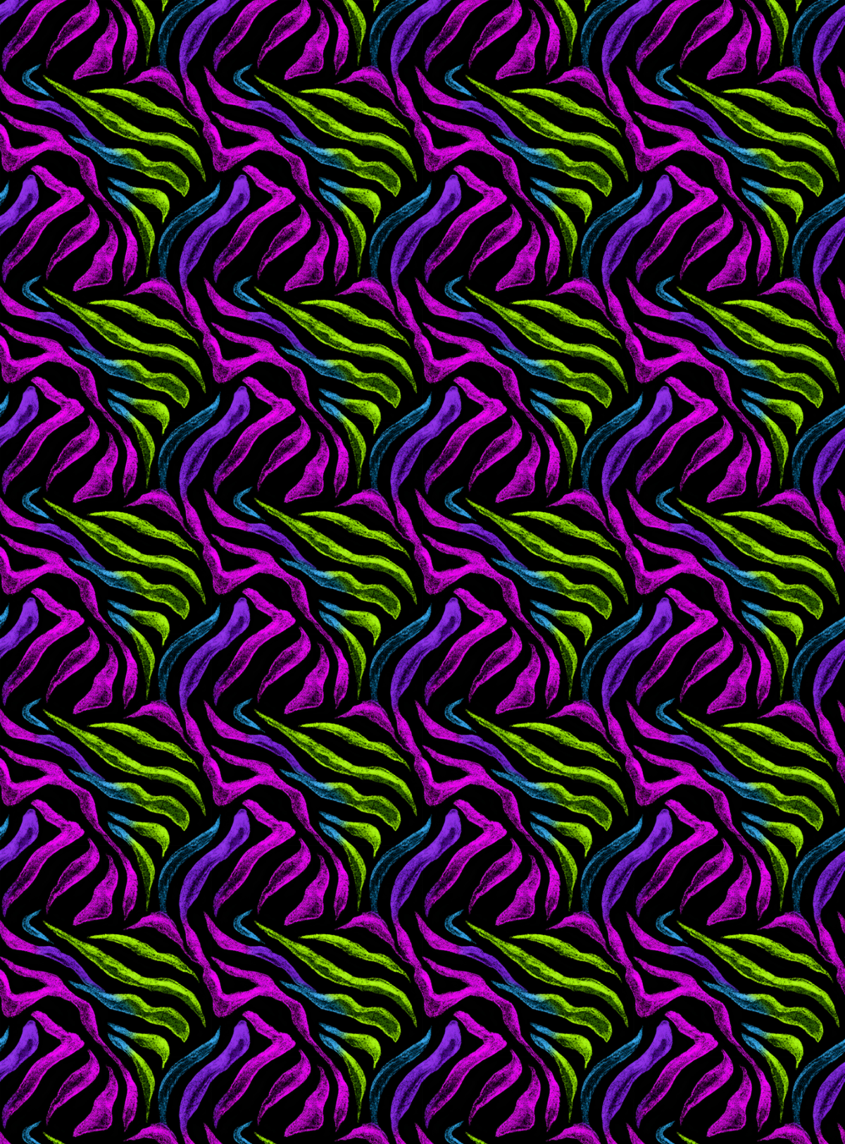 Neon Animal Print Tubie Tape | Hypoallergenic