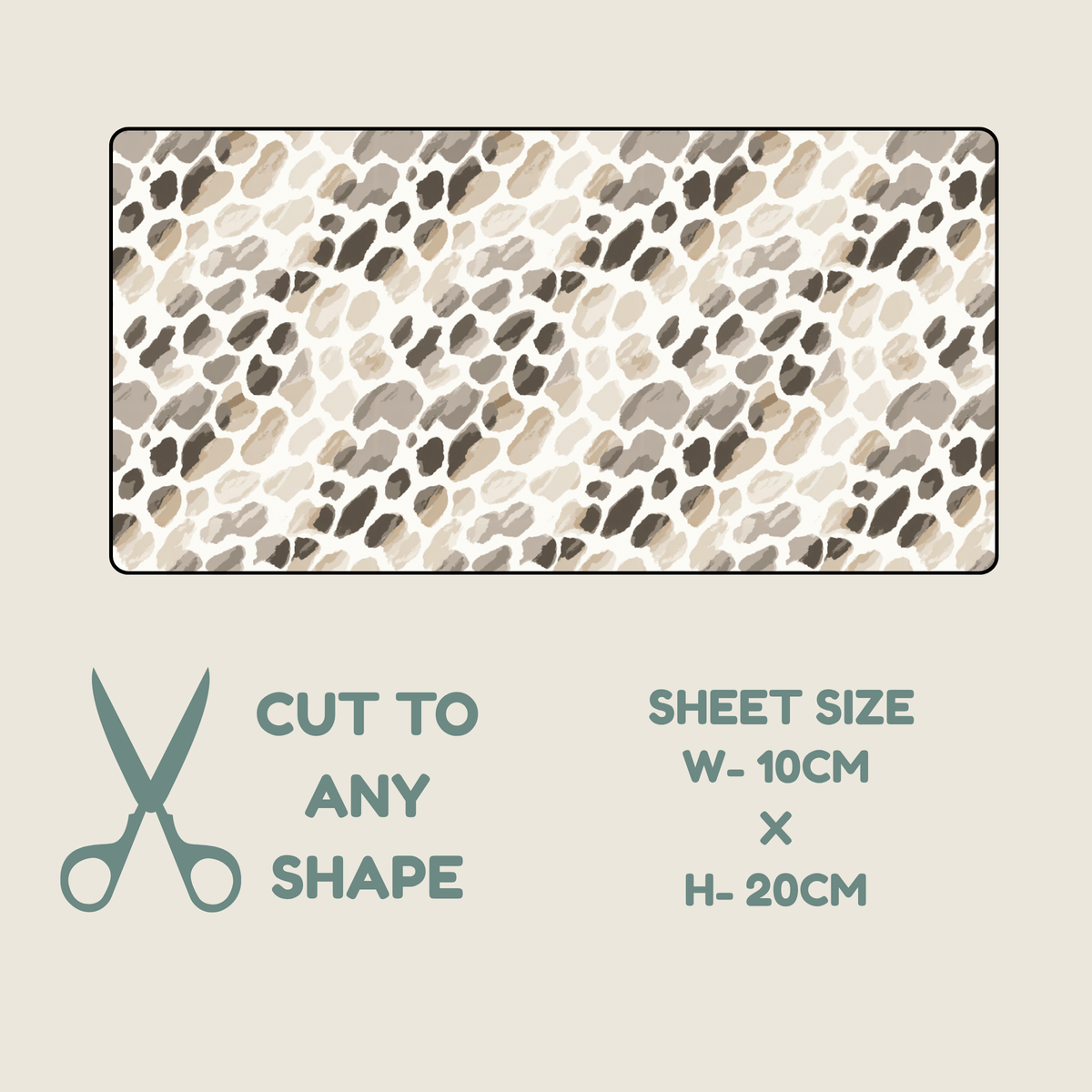 Animal Print Tubie Tape |  Hypoallergenic