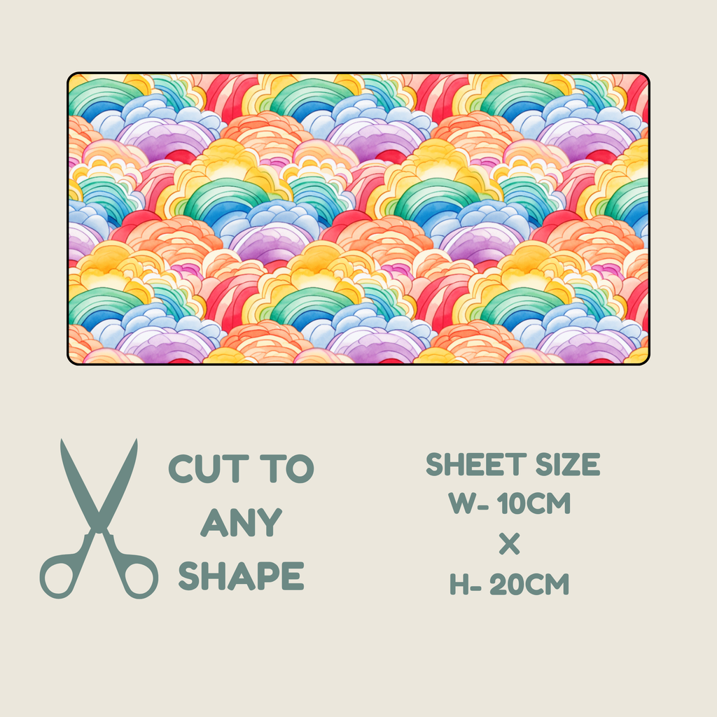 Rainbow Print Tubie Tape | Hypoallergenic