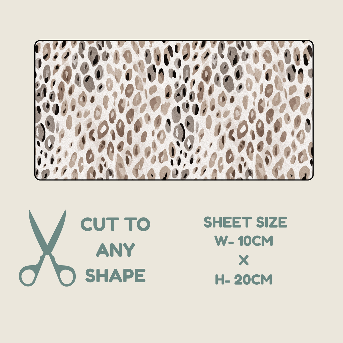 Animal Print Tubie Tape |  Hypoallergenic