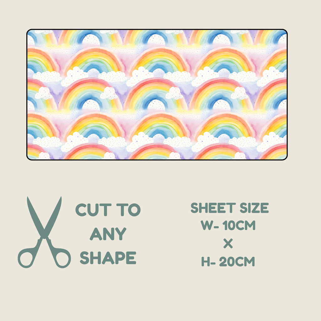Rainbow Print Tubie Tape | Hypoallergenic